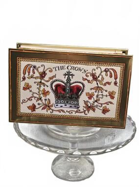 Emma Bridgewater & Matthew Rice Crown Jewels Tin Box Jewelry Storage